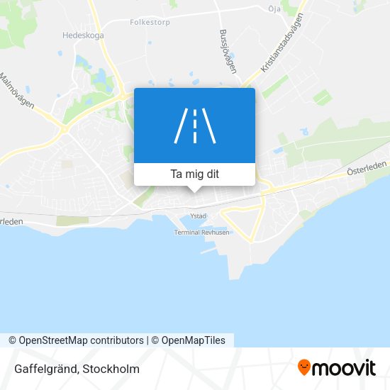 Gaffelgränd karta