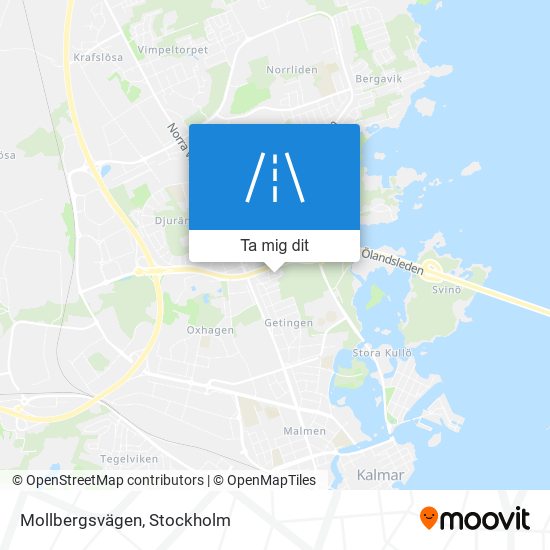 Mollbergsvägen karta