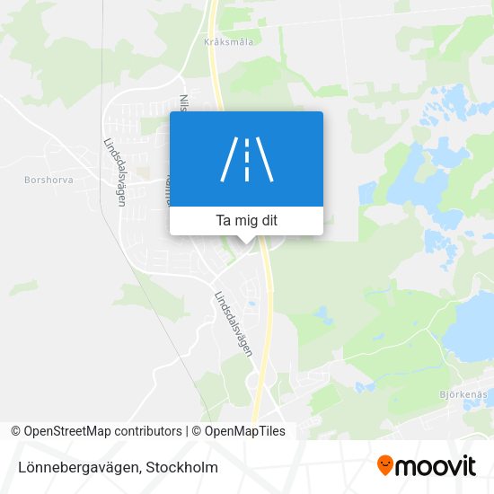 Lönnebergavägen karta