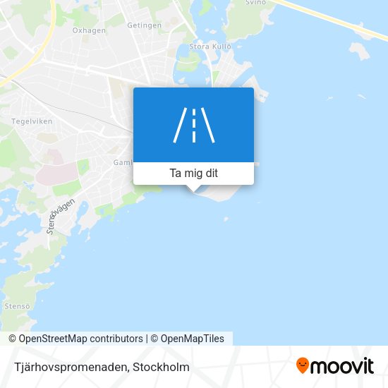 Tjärhovspromenaden karta