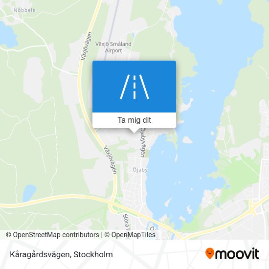 Kåragårdsvägen karta