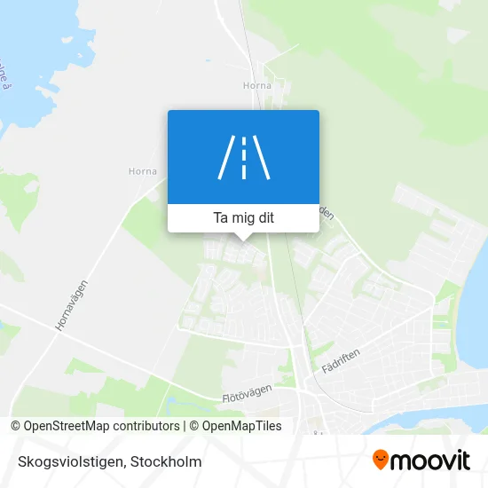 Skogsviolstigen karta