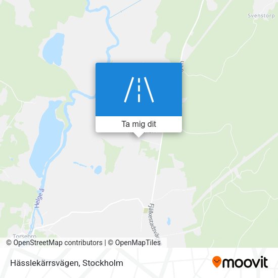 Hässlekärrsvägen karta