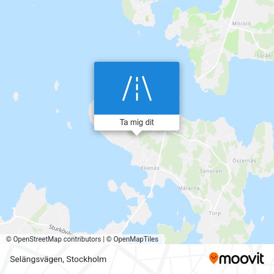 Selängsvägen karta