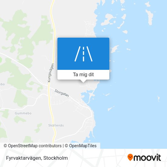 Fyrvaktarvägen karta