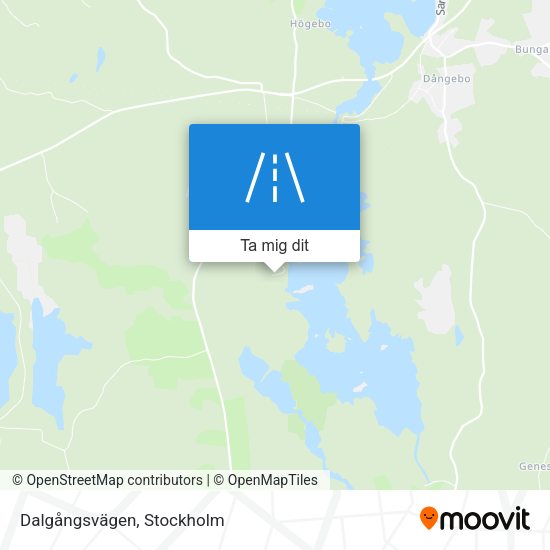 Dalgångsvägen karta