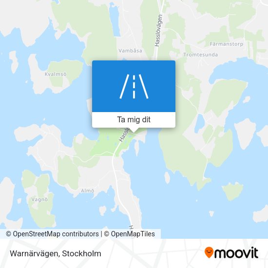 Warnärvägen karta