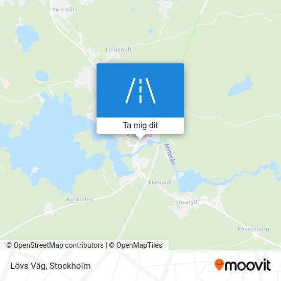 Lövs Väg karta
