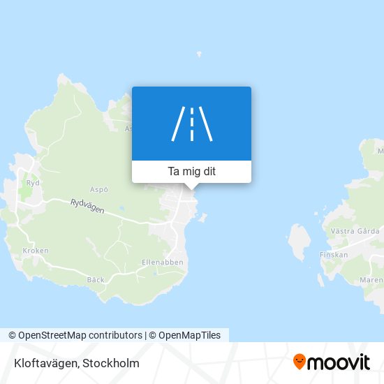 Kloftavägen karta