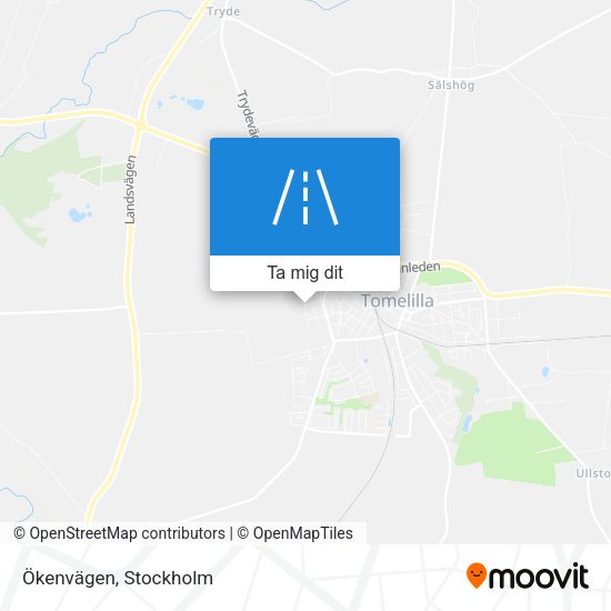 Ökenvägen karta