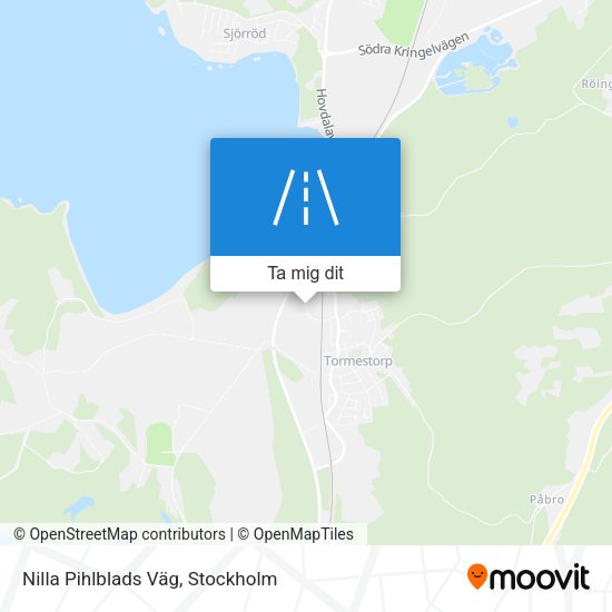 Nilla Pihlblads Väg karta