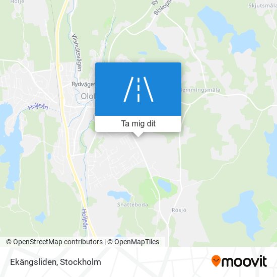 Ekängsliden karta