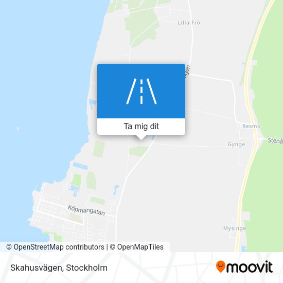 Skahusvägen karta