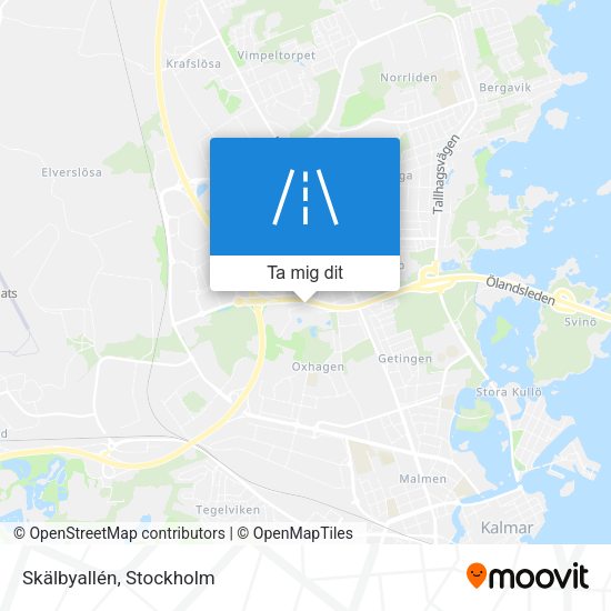 Skälbyallén karta