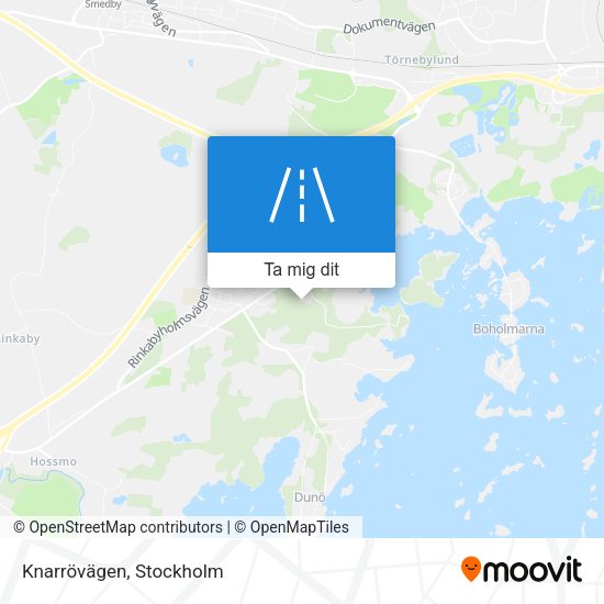 Knarrövägen karta
