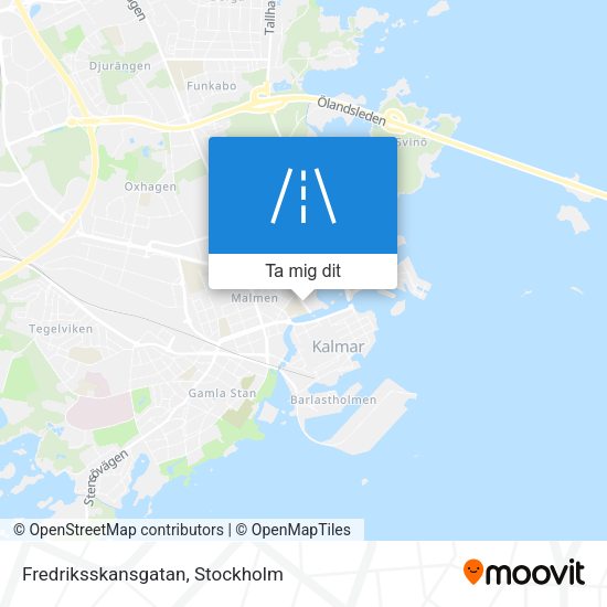 Fredriksskansgatan karta