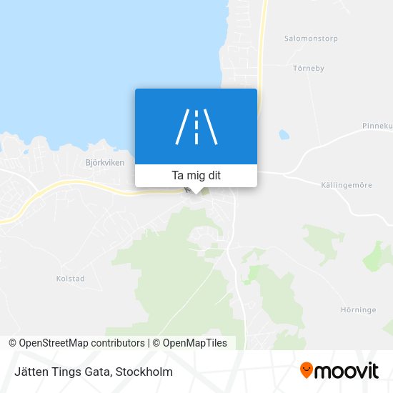 Jätten Tings Gata karta