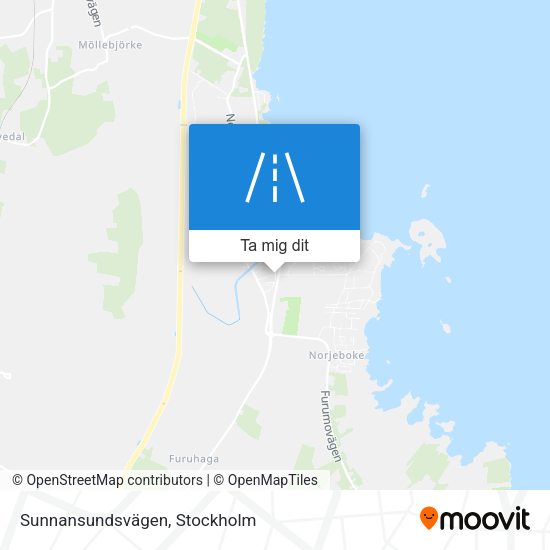 Sunnansundsvägen karta