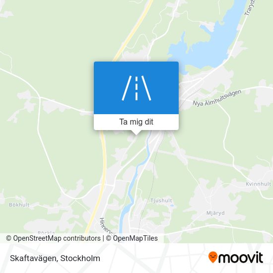 Skaftavägen karta