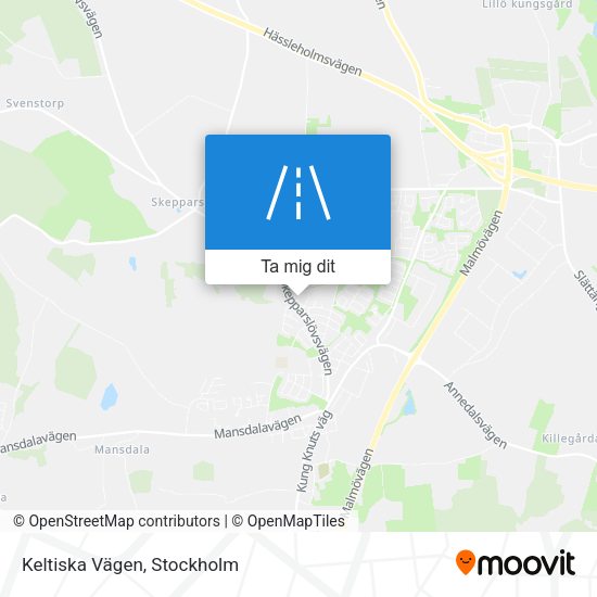 Keltiska Vägen karta