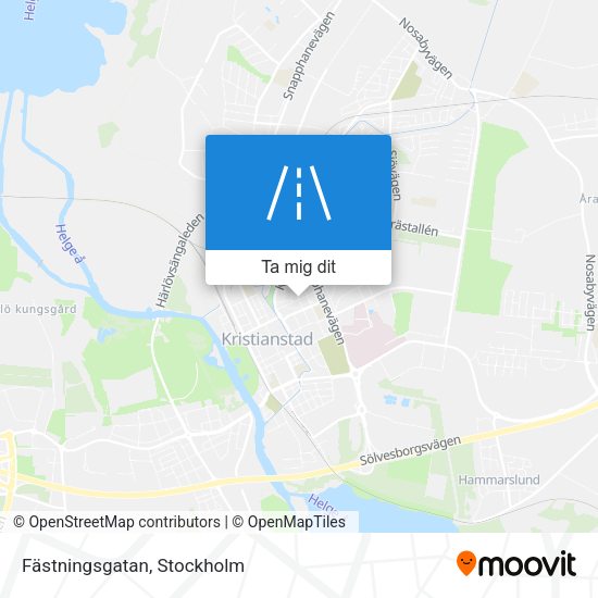 Fästningsgatan karta