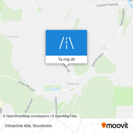 Vittskövle Allé karta
