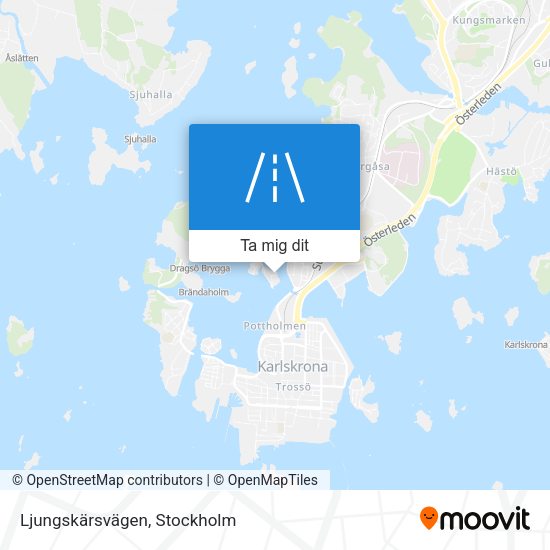 Ljungskärsvägen karta