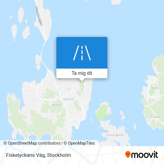 Fiskelyckans Väg karta