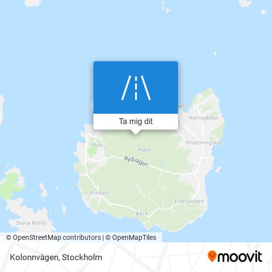 Kolonnvägen karta
