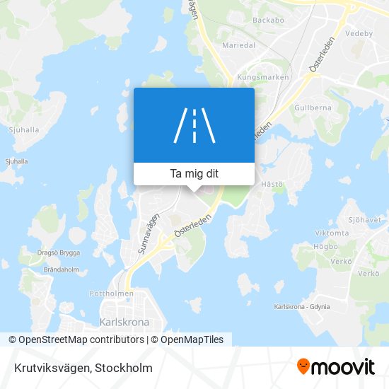 Krutviksvägen karta