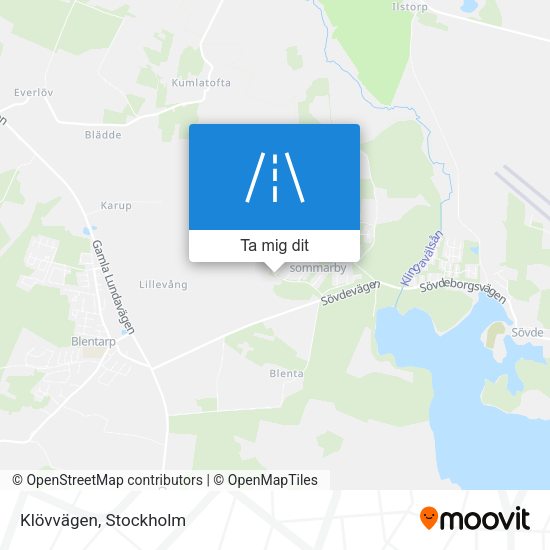 Klövvägen karta