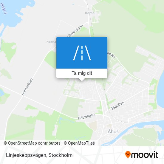 Linjeskeppsvägen karta