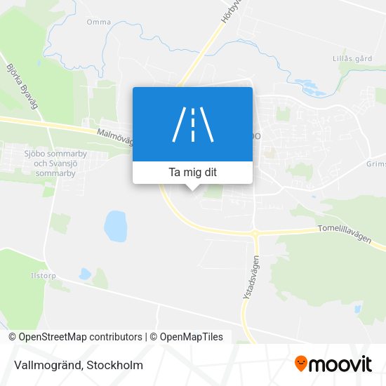 Vallmogränd karta