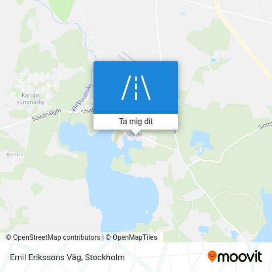 Emil Erikssons Väg karta
