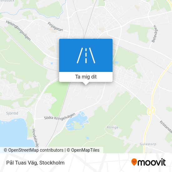 Pål Tuas Väg karta