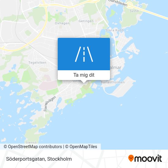 Söderportsgatan karta