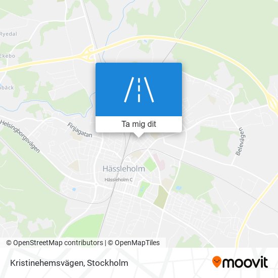 Kristinehemsvägen karta