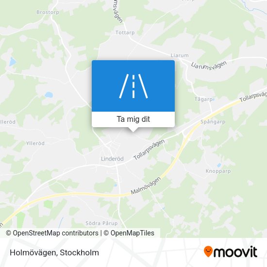 Holmövägen karta