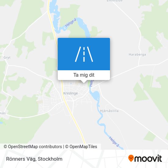 Rönners Väg karta