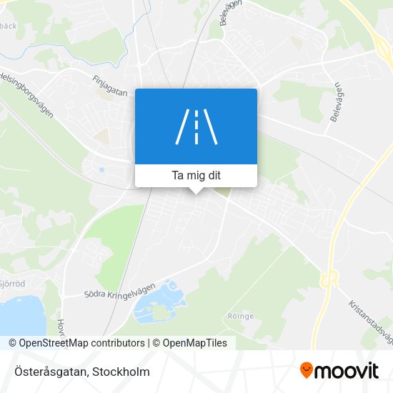 Österåsgatan karta