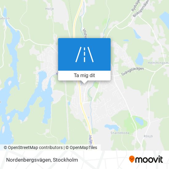 Nordenbergsvägen karta