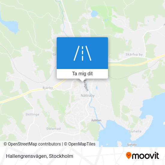 Hallengrensvägen karta