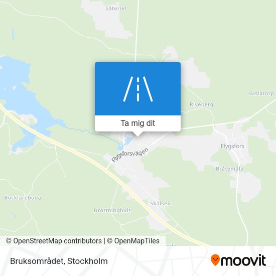 Bruksområdet karta
