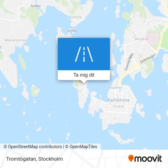 Tromtögatan karta