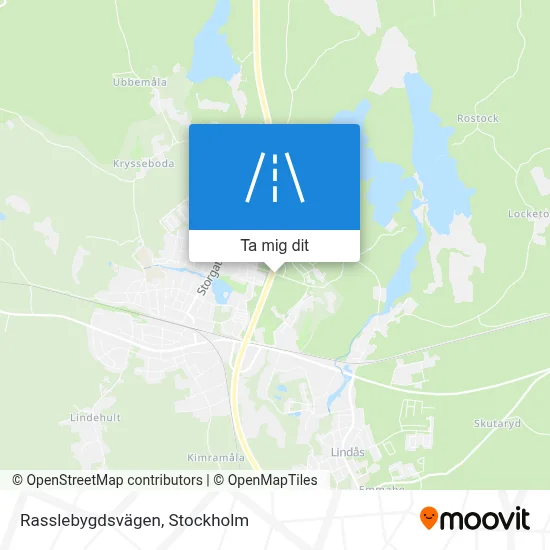 Rasslebygdsvägen karta