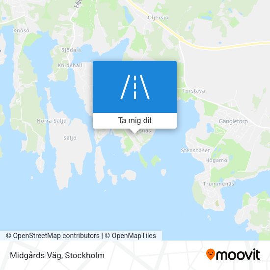 Midgårds Väg karta