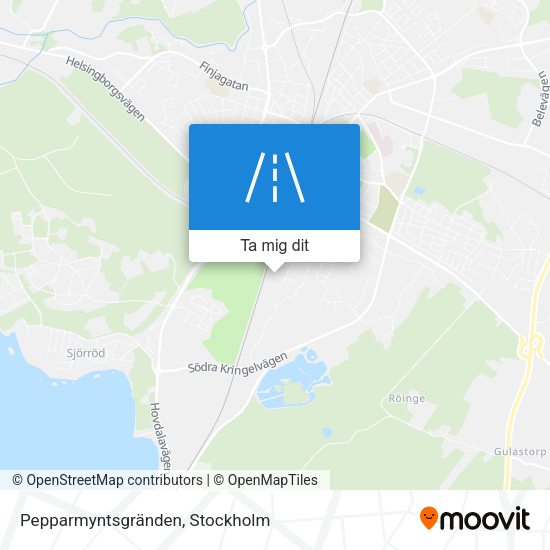 Pepparmyntsgränden karta