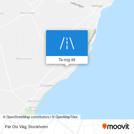 Pär Ols Väg karta
