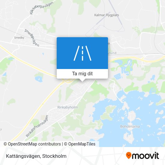Kattängsvägen karta