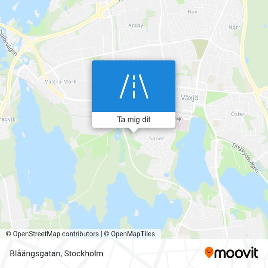 Blåängsgatan karta